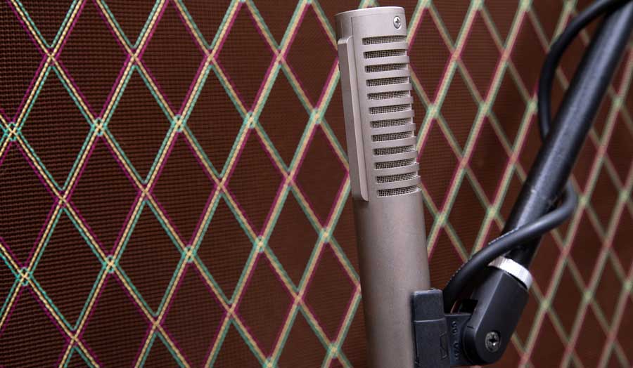 a close up image of a recording device, microphone
