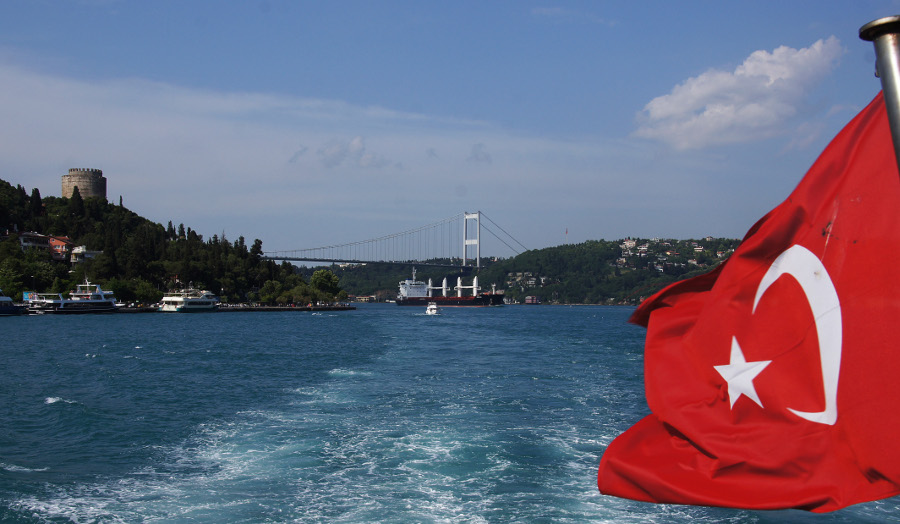 Image of Turkish flag on boat - Photo courtesy of Patrick Denker on Flickr