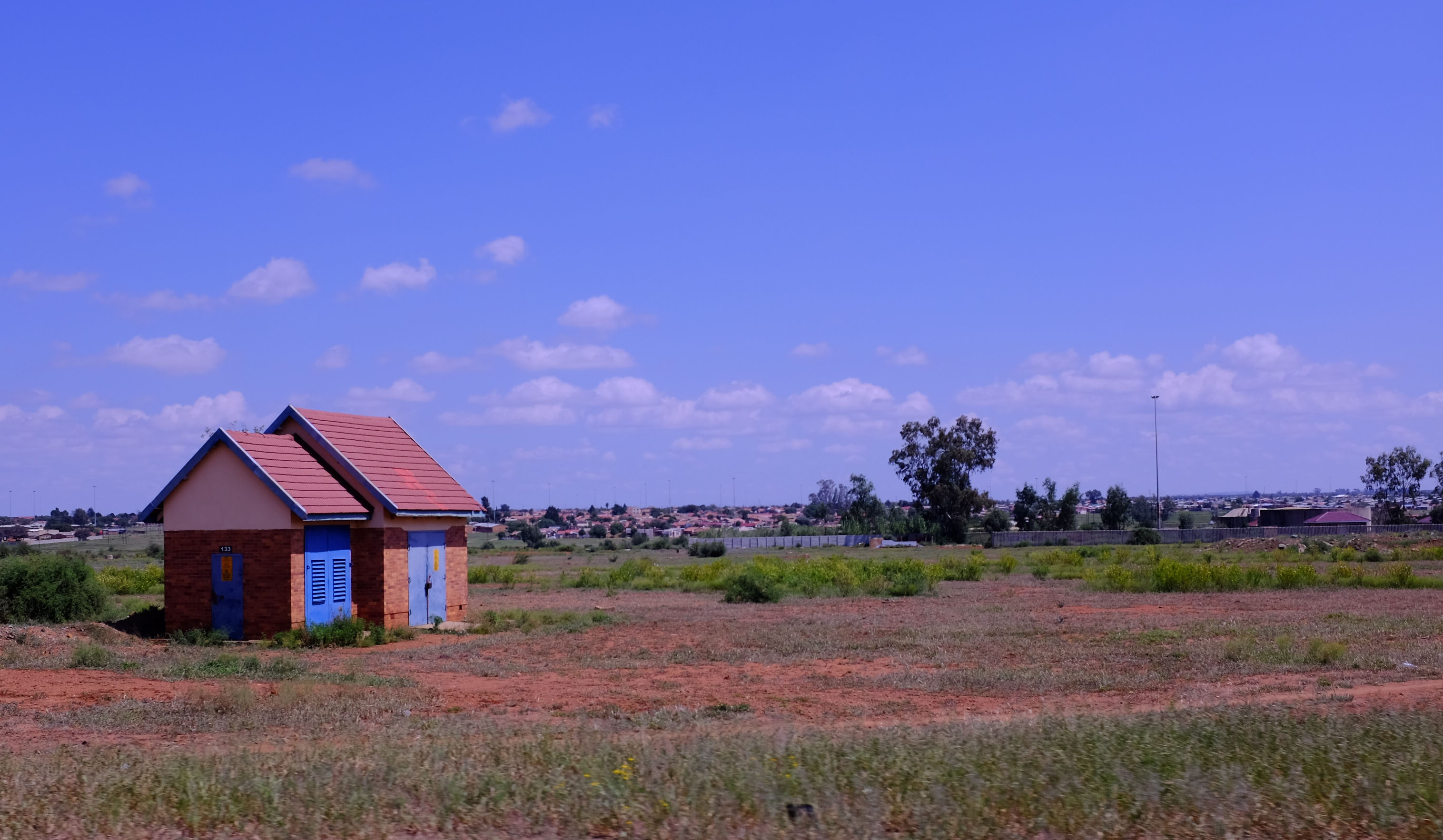 A small house on the South African plain