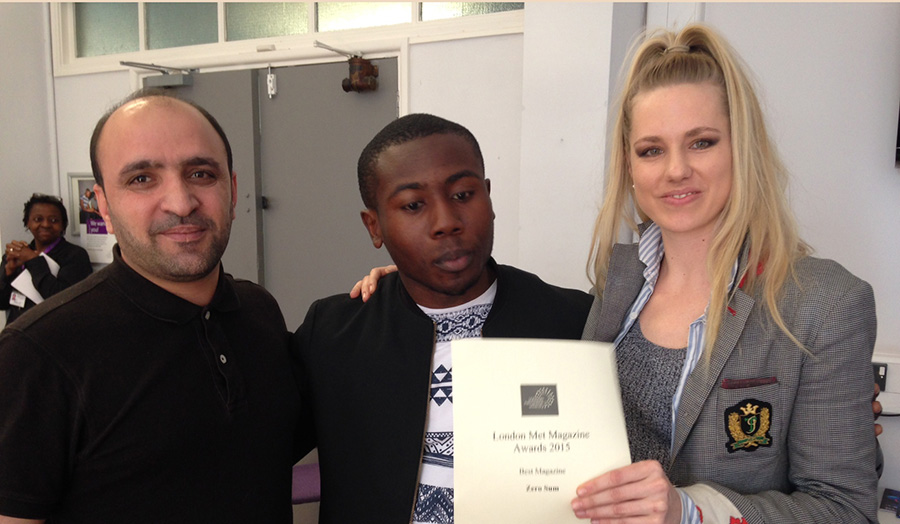 Journalism students judged the fourth-annual London Met Magazine Awards