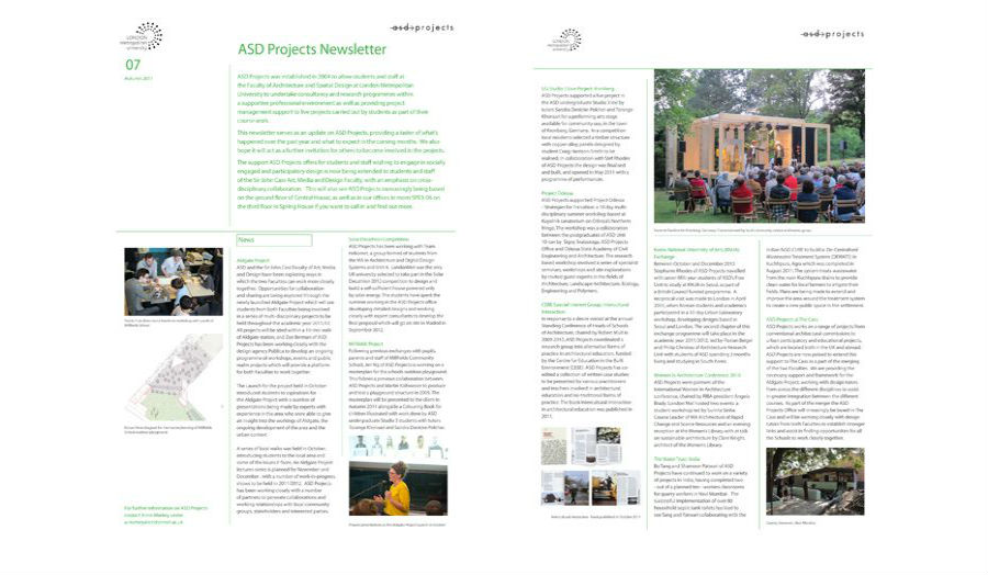ASD Projects Newsletter 07