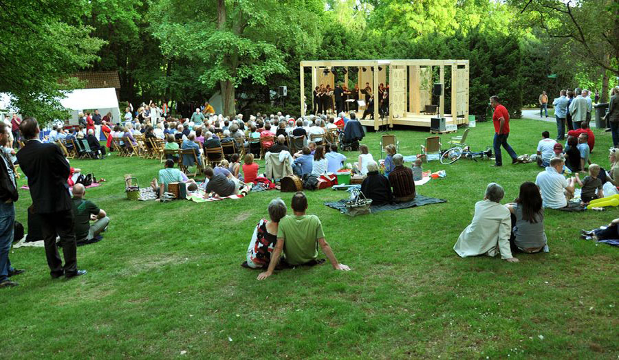 Outdoor stage in Kronberg, Germany Opening event 2011