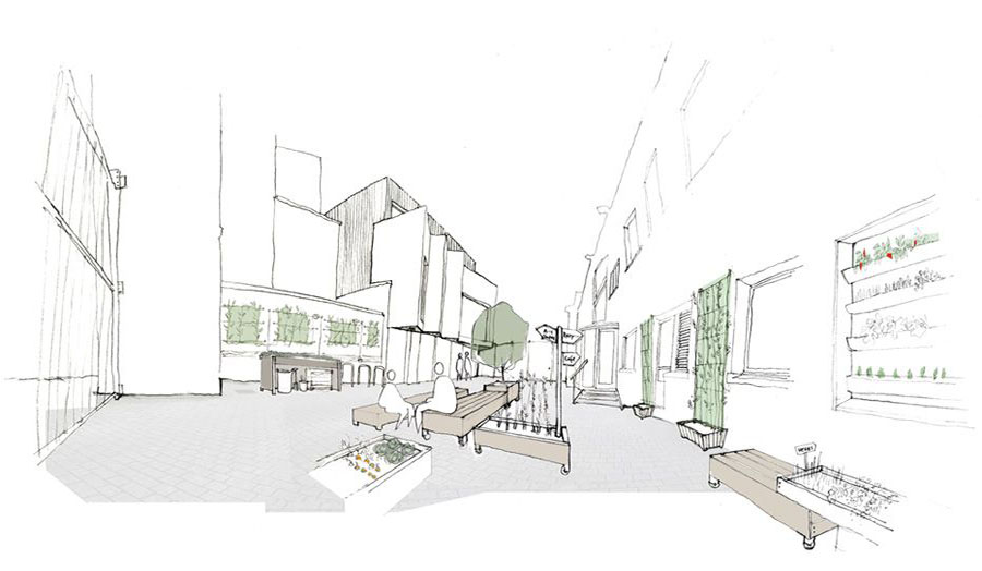 Providence Row Courtyard proposal