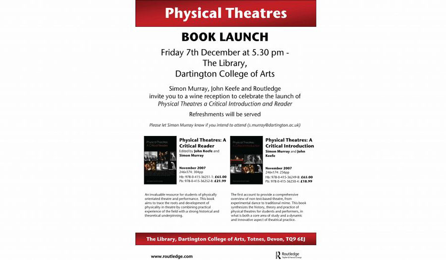 John Keefe Physical Theatres A Critical Introduction