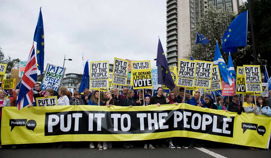 Holly Allison People's vote march London, 2019