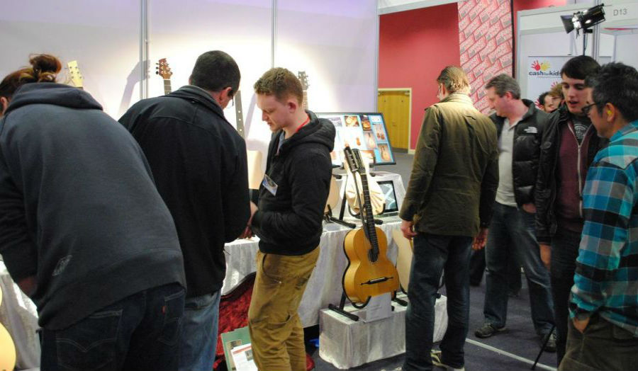 Meeting the public
At Great British Guitar Show