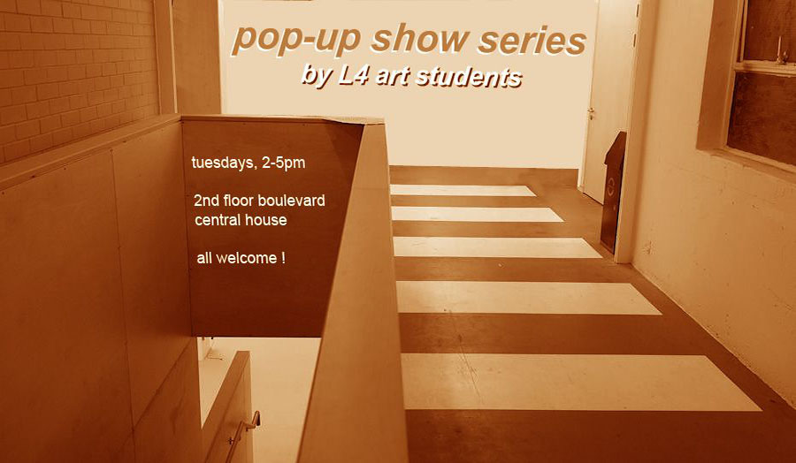 Poster for pop up show
