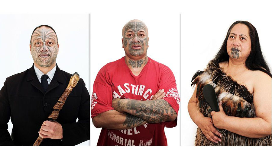 Images from the Ta Moko series by Heloise Bergman