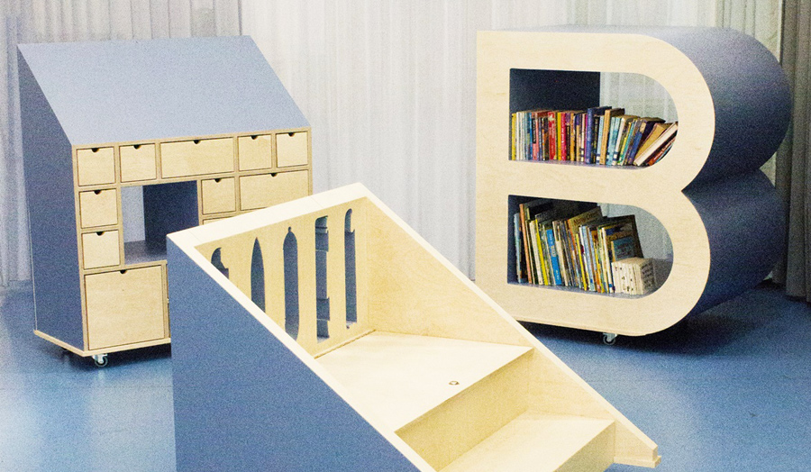 School furniture designed by Aberrant Architecture