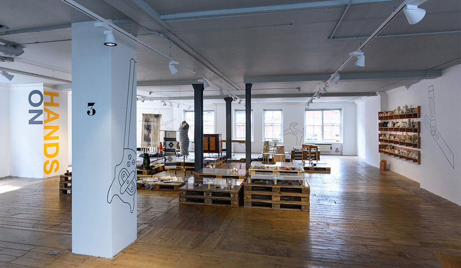 Image of large room where the Hands On Exhibition will take place