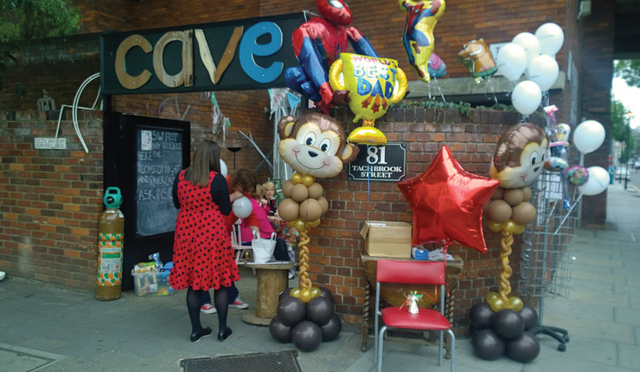 Photo of the outside of Cave in Pimlico