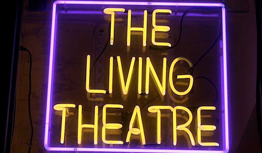 Neon sign for living theatre