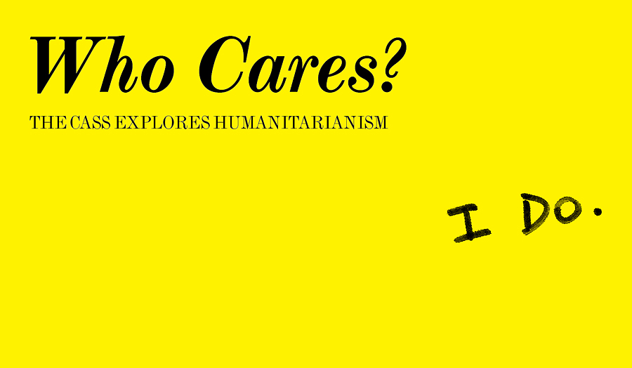 Image of the Who Cares? talks poster.