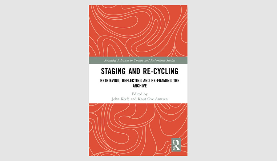 Red Book cover of Staging and Re-cycling on a grey background