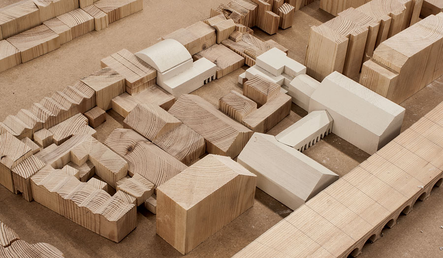Masonry Campus, a model by Chris Powell