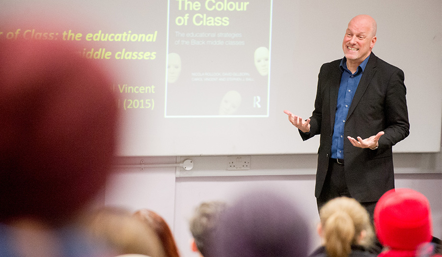 Professor David Gillborn speaks on Race as part of London Met's Forward Thinkers lecture series.