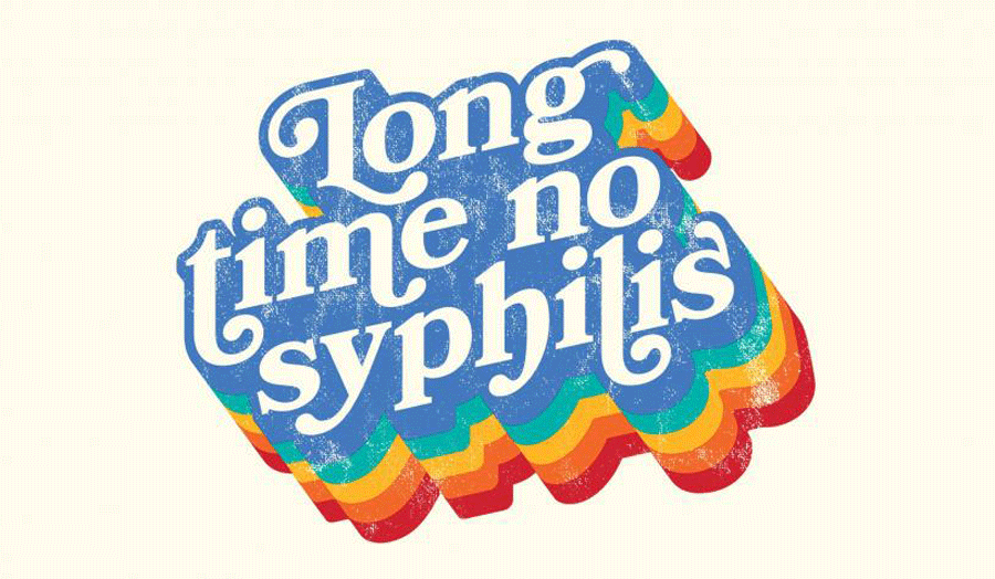 Logo reading 'Long time, no syphilis'