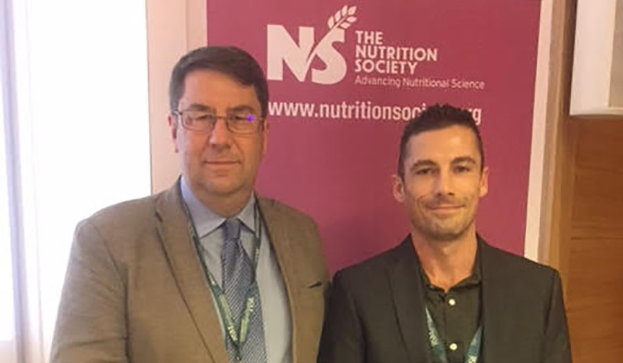 A student presented his research at the annual Human Nutrition Society conference.