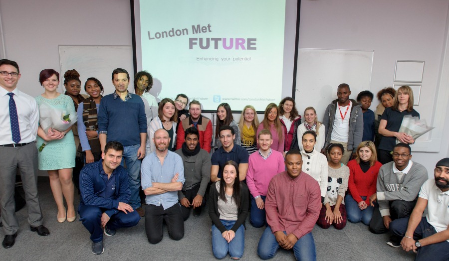 Group shot at London Met FUTURE launch