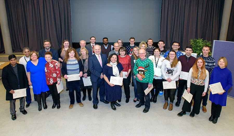 Staff members recognised for outstanding contribution within the University.
