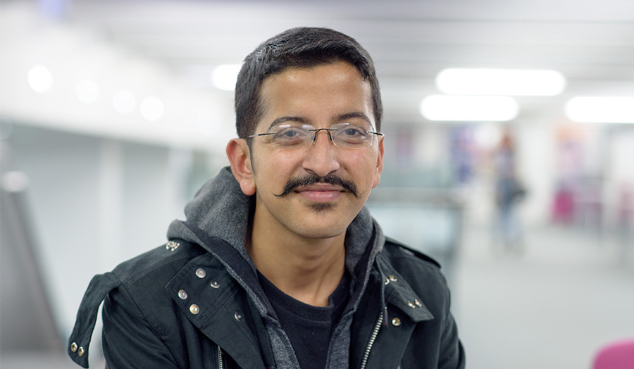 Monil Adhikari, international student profile, scholarship student