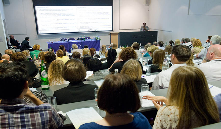 A well attended lecture