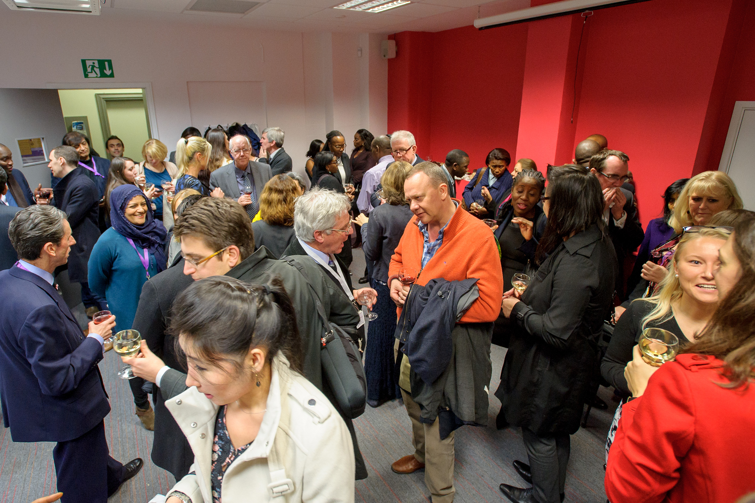 Students at a Reconnect Event