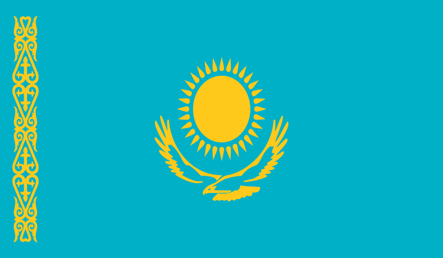 Kazakhstan Flag Image