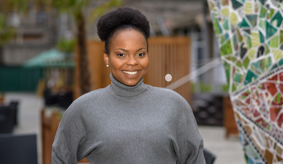 Female student Janny Siapata