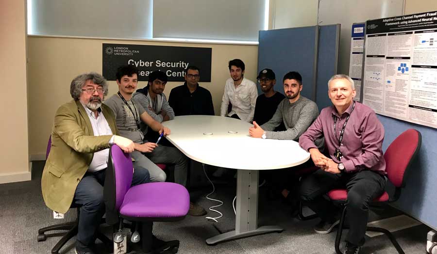Cyber Security Research staff meeting Lloyds and Callsign partners