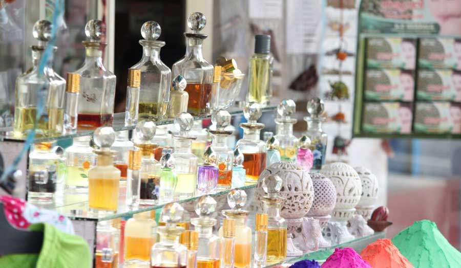 perfume bottles