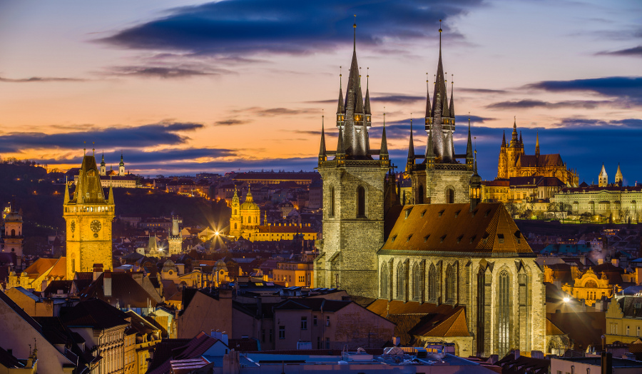 View of Prague