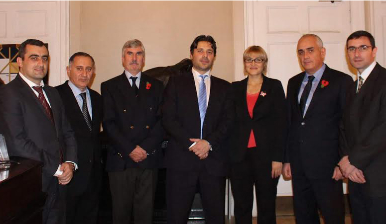 The Armenian police delegation with London Met