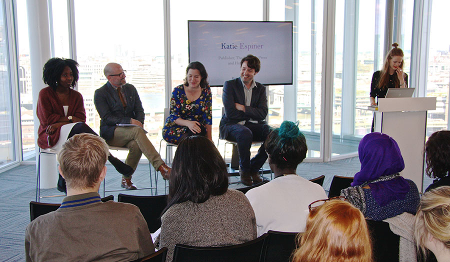 Students at HarperCollins UK 