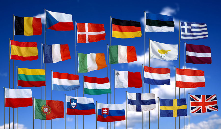 EU Flags 