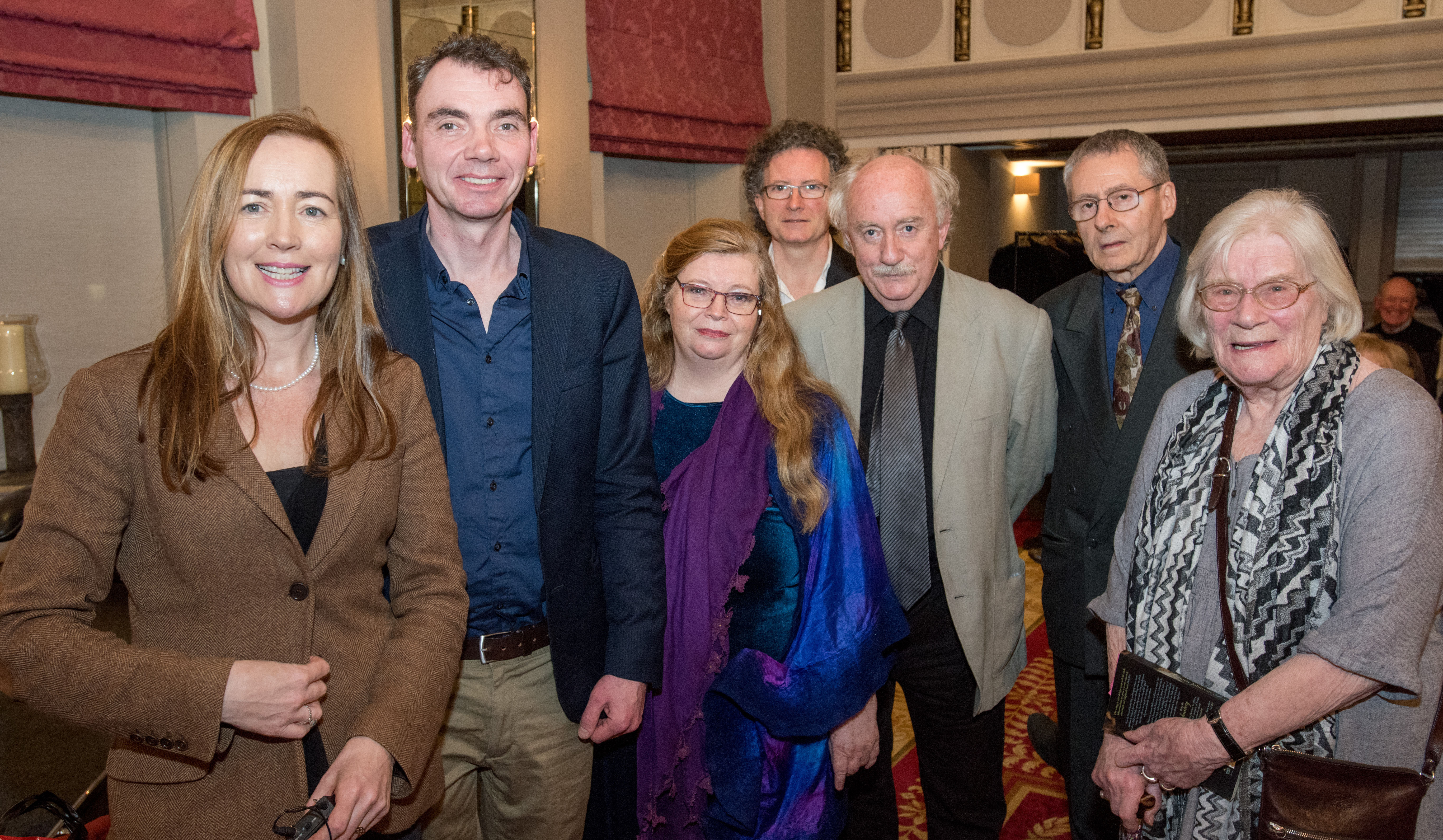 The panelists and chair, Tony Murray, from the Ireland 1916 event