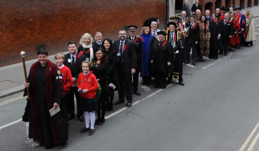 Cass Founders Day Procession 2016 including London Met VC John Raftery