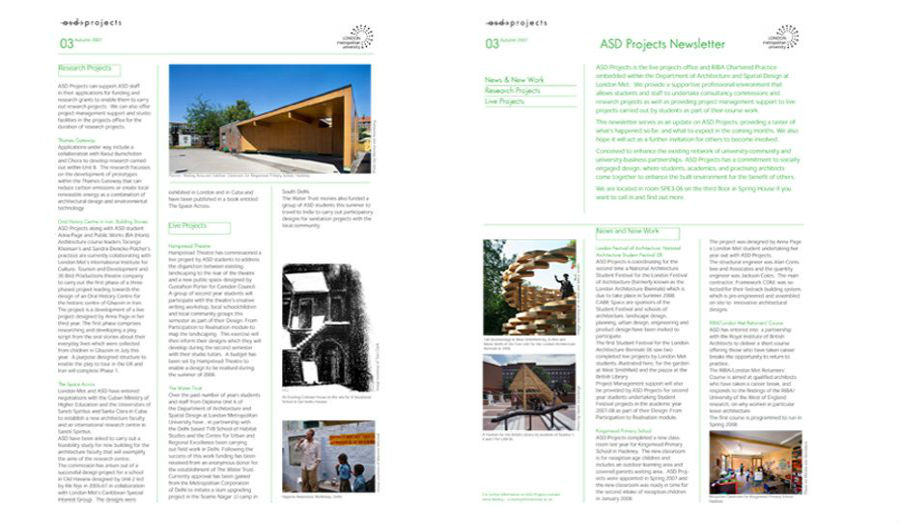 ASD Projects Newsletter 03