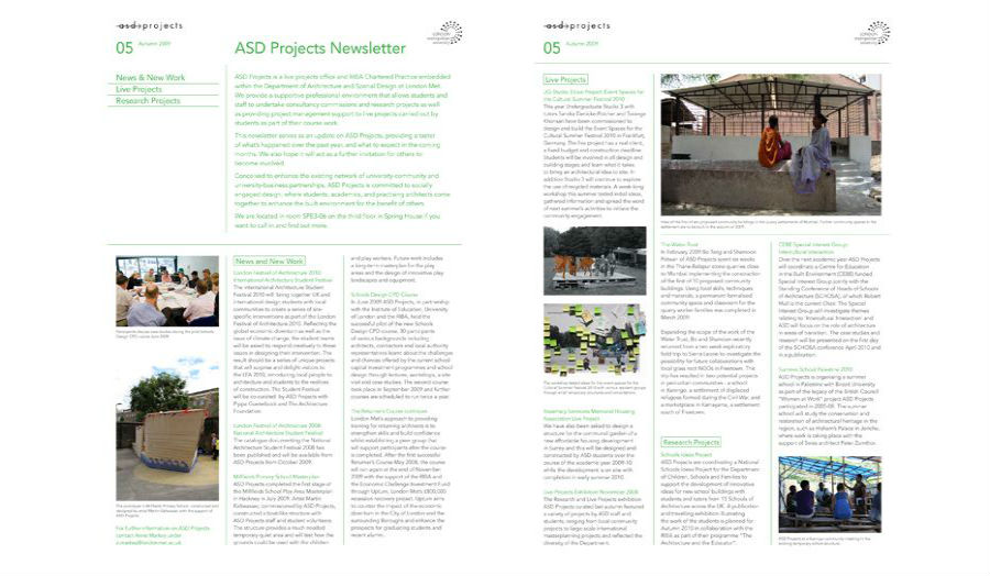 ASD Projects Newsletter 05
