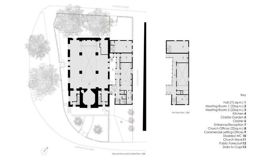 Ground Floor and Context Plan Ben Strak Will Smyth-Obsorne