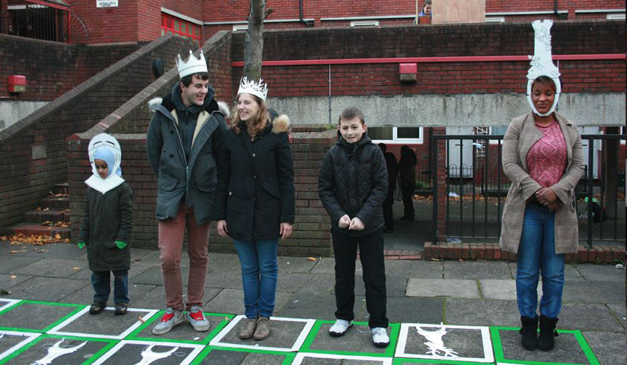 Human chess game Ludovica Cirillo Hayes