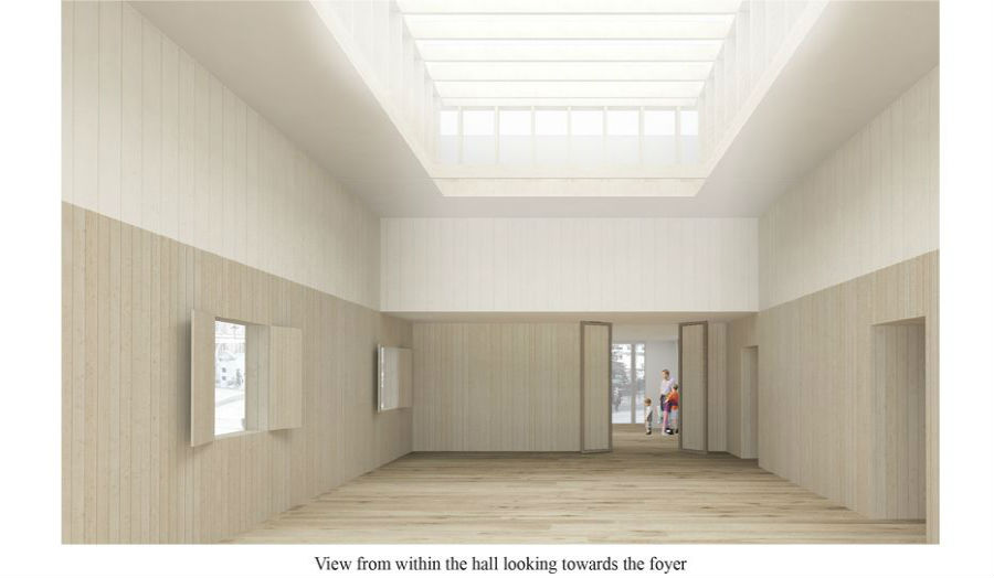 Internal view St Botolphs Hall