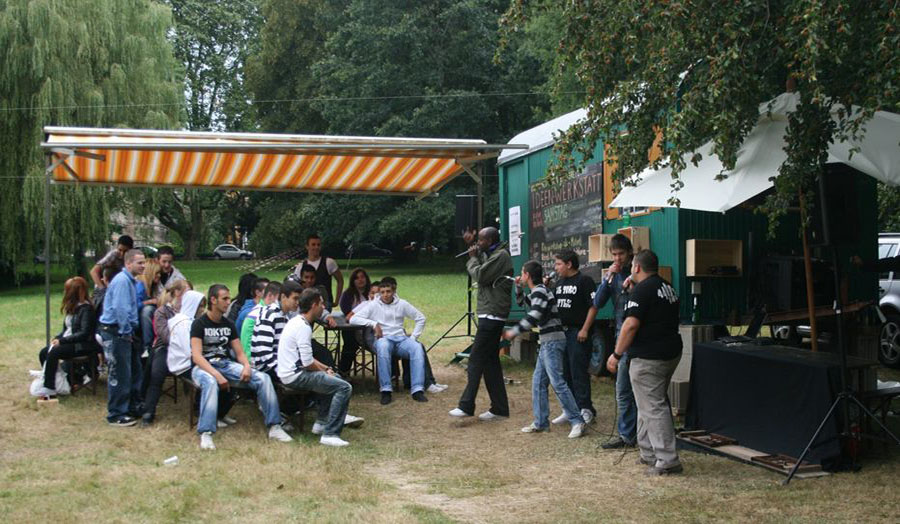 Local Hip Hop Band in the Park Ideenwerkstatt Summer 2009