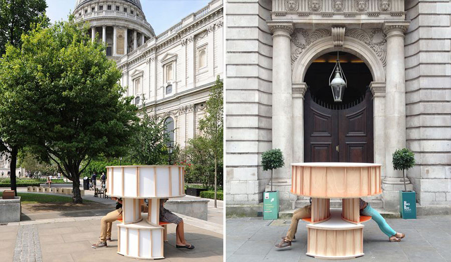 Love Seat Confessional At St Pauls Festival Gardens