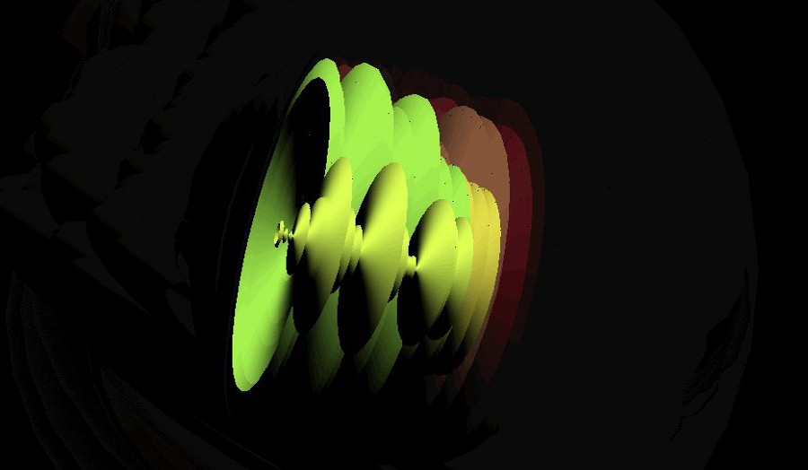 Representation of sound in colour by graduate Alice Baird