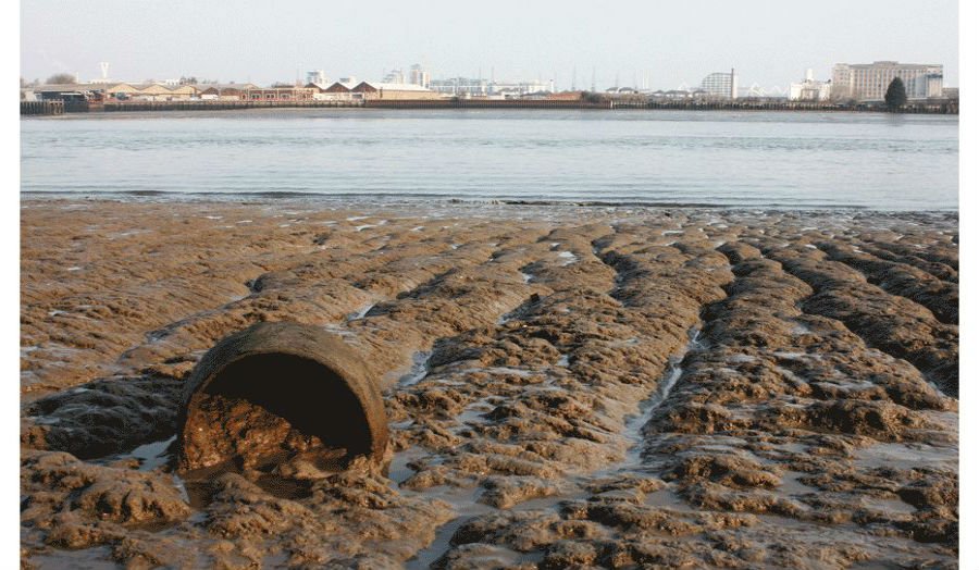 River Inspiration Drum near Thames Barrier