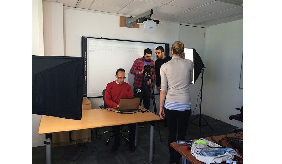 Launching the Starcloud on set