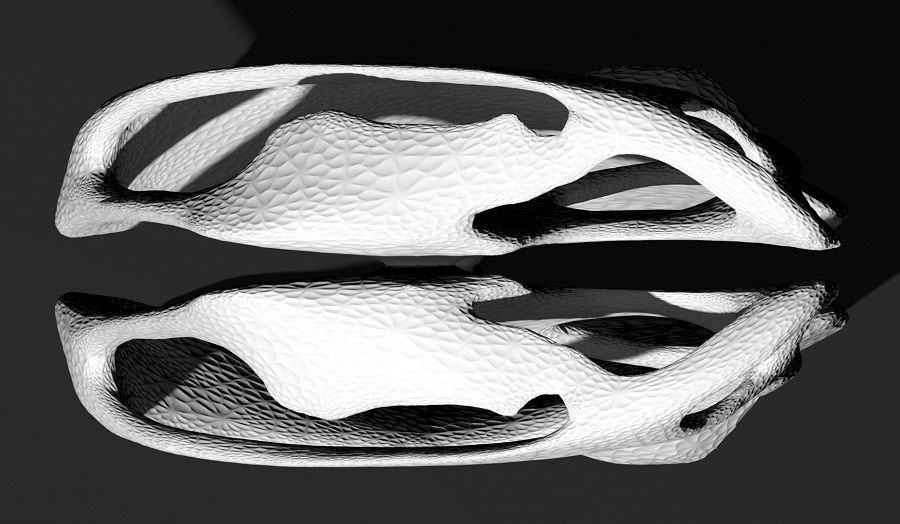 Femur Stool - 3D Render