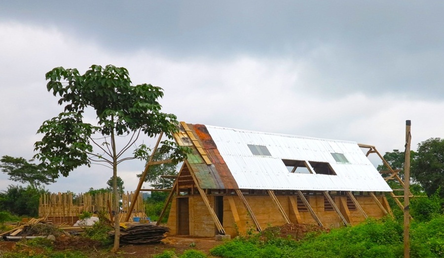 Image detail showing Handmade house in Ghana