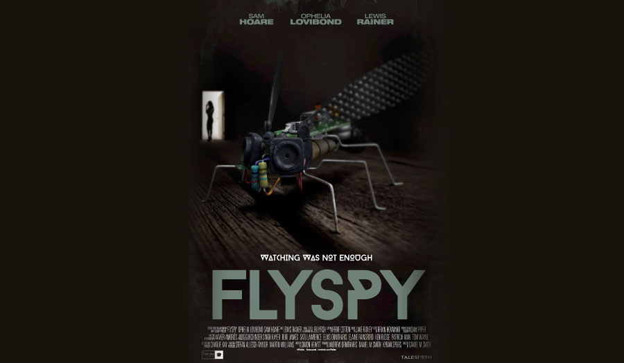 Poster for short film fly spy